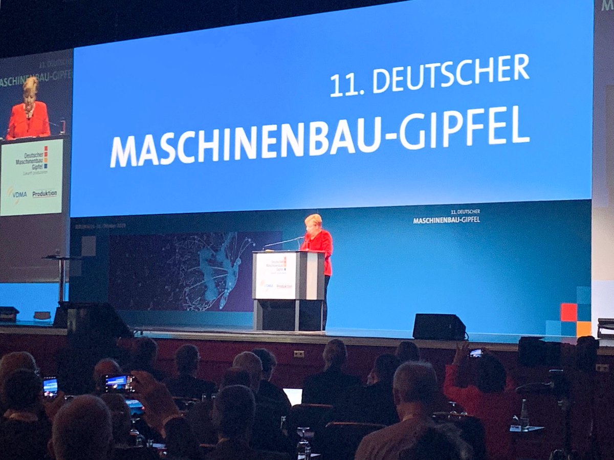 INTRANAV's tweet image. Great start of Deutscher Maschinenbau-Gipfel yesterday in Berlin with Angela Merkel! We take many new contacts and lots of input of #5G, #Blockchain and #Logistic40 with us!

#logistic #UWB #MBGipfel #FabrikderZukunft #mechanicalengineering #automation #IoT
