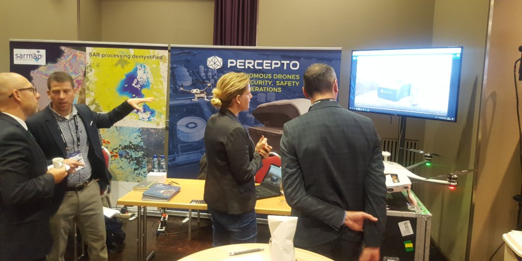 PerceptoDrones's tweet photo. Percepto would like to thank #BGSgroup and #Automa2019 participants for a great event! #DroneInABox #AI https://t.co/Oy4QOJZdXR