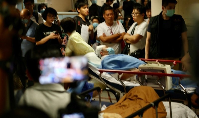 hkfp's tweet photo. Legislator Tanya Chan urged the police to put aside its political stance and investigate the attack on Jimmy Sham seriously.

In full: https://t.co/I0uhWsBEOg

Photo: InMedia. #hongkong https://t.co/YSBBEzvCHB
