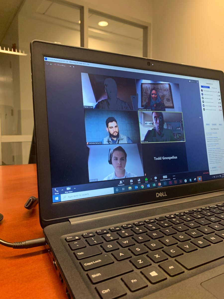 AAAEDelivers's tweet photo. The NextGen Leaders online conference is underway after a successful Day 1 of great sessions. Day 2 begins at 12:30pm EST! Interested in registering? Get all the details at https://t.co/PM7nc07y1H ✈️✈️#AAAEYoPro #professionaldevelopment #airport https://t.co/Blb16WBLOu
