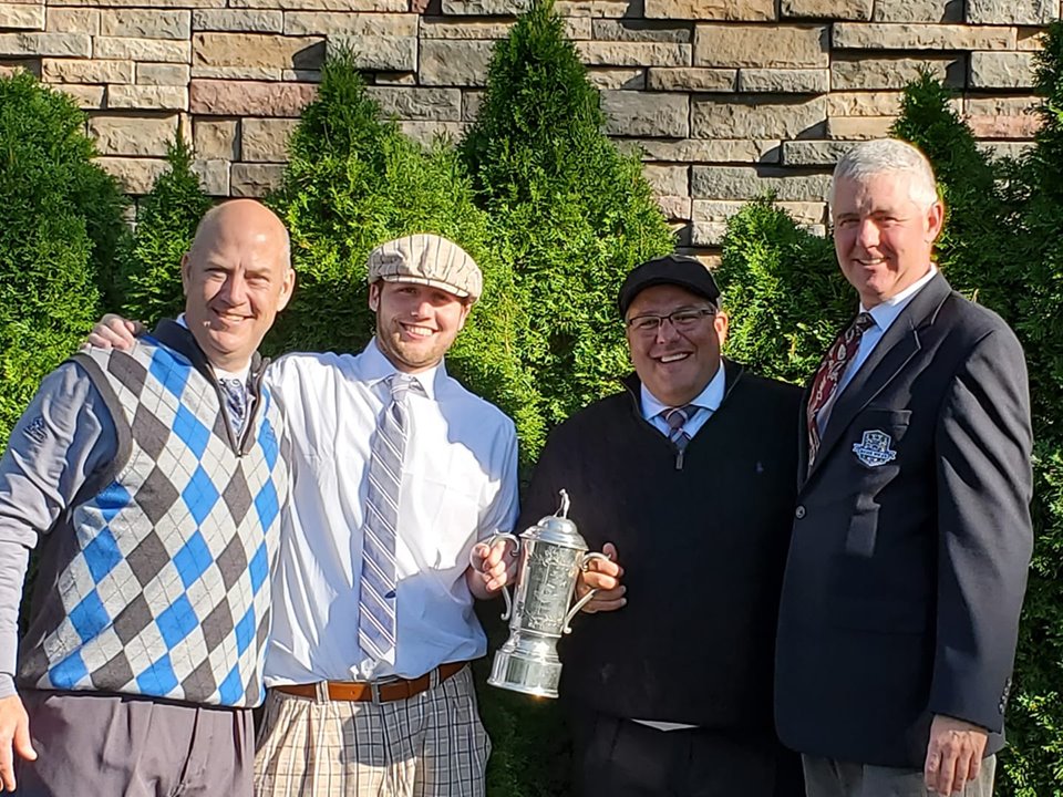 invitedclubs's tweet photo. Shout out to Oak Pointe Country Club members Tommy Masterson, Mark Montone, Tim Augustine and Bill Durham for winning the 2019 Mashie Niblick! @OakPointeCC 
#MashieNiblick #ClubCorp #OakPointeCC #Champions #GolfLife https://t.co/ekUEZ2jc1d