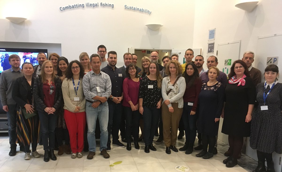 EFCA_EU's tweet photo. Today and tomorrow in @EU_MARE premises, EFCA is conducting its annual “Advanced” training session on the #IUU Regulation. Participants are 22 officials from 12 🇪🇺Member States https://t.co/RwSXTYLVtF