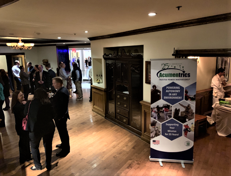 Acumentrics_Inc's tweet photo. ✨ We had a great time celebrating #Acumentrics 25th Anniversary last night after #AUSA, we hope you did too! #PoweringAutonomy #RUPS #UninterruptiblePowerSupply #BobbyVansGrill #IntegralMarketing https://t.co/JO4hejMEn2