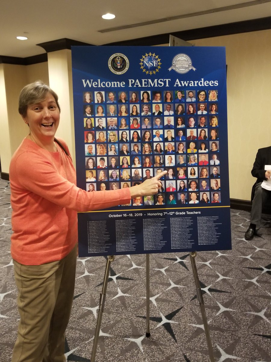 bethguzzetta's tweet photo. I can't wait for the fun to begin. Three days in Washington filled with STEM policy discussions and celebrating with amazing STEM #PAEMST Award winning educators from every state! @ACSRochester https://t.co/JVg04vA85o