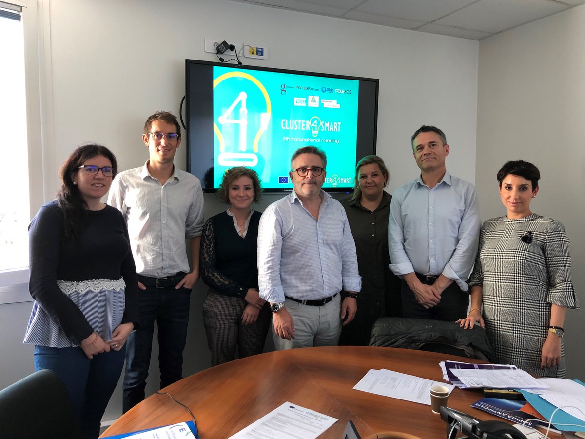 The 5th meeting of the <a href="/Cluster4S/">Cluster4Smart</a> consortium takes place in @Sophia50ans <a href="/BusinessPole/">Business Pole</a> ! Thanks to #anuebla <a href="/ArchEnerg/">Archenerg Cluster</a> <a href="/ceeiburgos/">CEEI Burgos</a> <a href="/unistra/">-</a> #IKOSZ