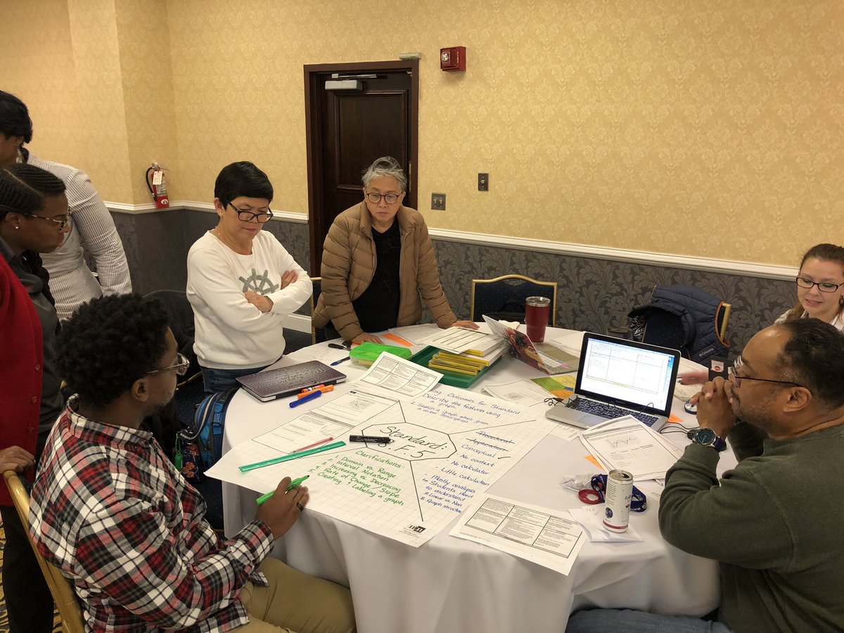 PGCPSMSHSMath's tweet image. Math 8 teachers are unpacking standards this morningin preparation for Unit 2.
#PGCPSMath #NTNMath