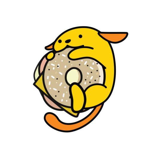 WordCampUS's tweet photo. This is the awesomely, fabulous day of Wapuu Wednesday!! 
Where the world waits brealthlessly for the announcement
of Wapuu. Today's Wapuu is.... 
JERSEY BOY WAPUU from the state of New Jersey
That bagel looks yummy!!
#WCUS #WordPress #WordCamp
#WapuuWednesday https://t.co/ZPzozcqx7Y