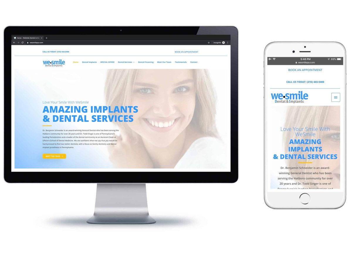 trulatacom's tweet photo. Another #satisfied https://t.co/bcICnHjODZ #client. WeSmile is a #dental #clinic in #Pennsylvania specializing in dental #impants and oral #surgery. Check out their awesome new #website at https://t.co/Qv9fNGGiRa https://t.co/0B2BYFQB4g