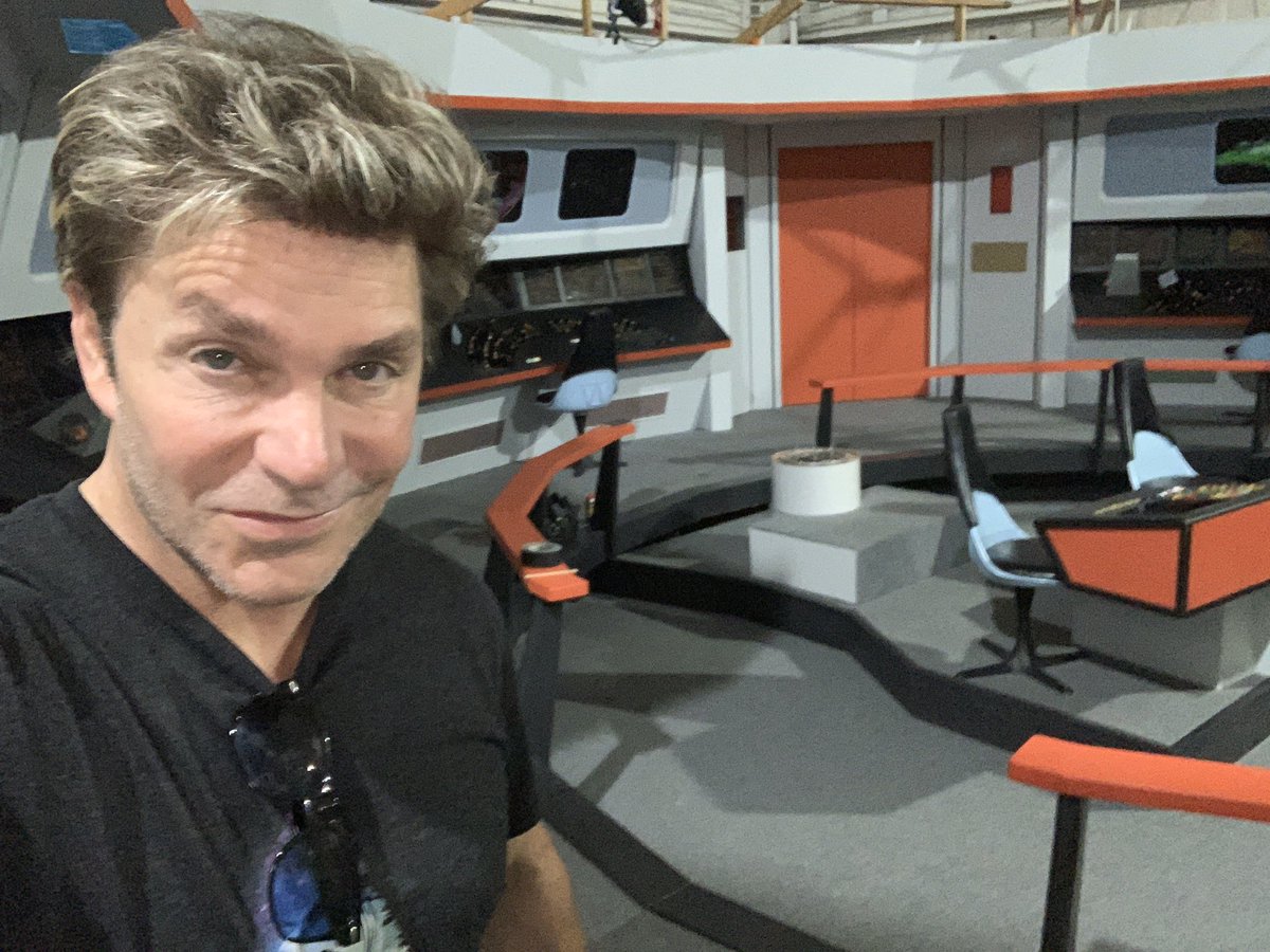 vicmignogna's tweet photo. I sure love being here! Doing some touch up and repair work on the Trek sets for this weekend’s Fan Appreciation Weekend! Come join us! https://t.co/6tFJmqOlom https://t.co/4TTRXqkDaM