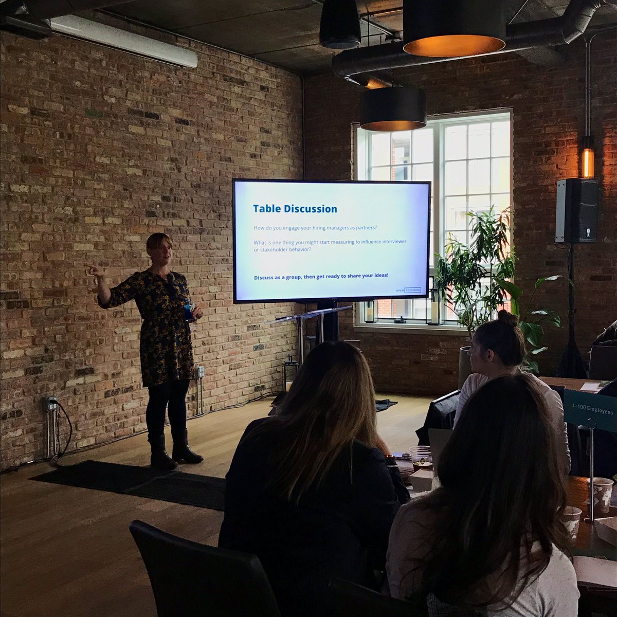 Greenhouse's tweet photo. “We’re more likely to lose a great candidate if [hiring managers] take too long to look.”

We’re discussing how to engage hiring managers as partners with @FlagshipPioneer Talent Acquisition and Operations Director, Emily Gransky. #ghOPEN https://t.co/mzxG3CkoQR