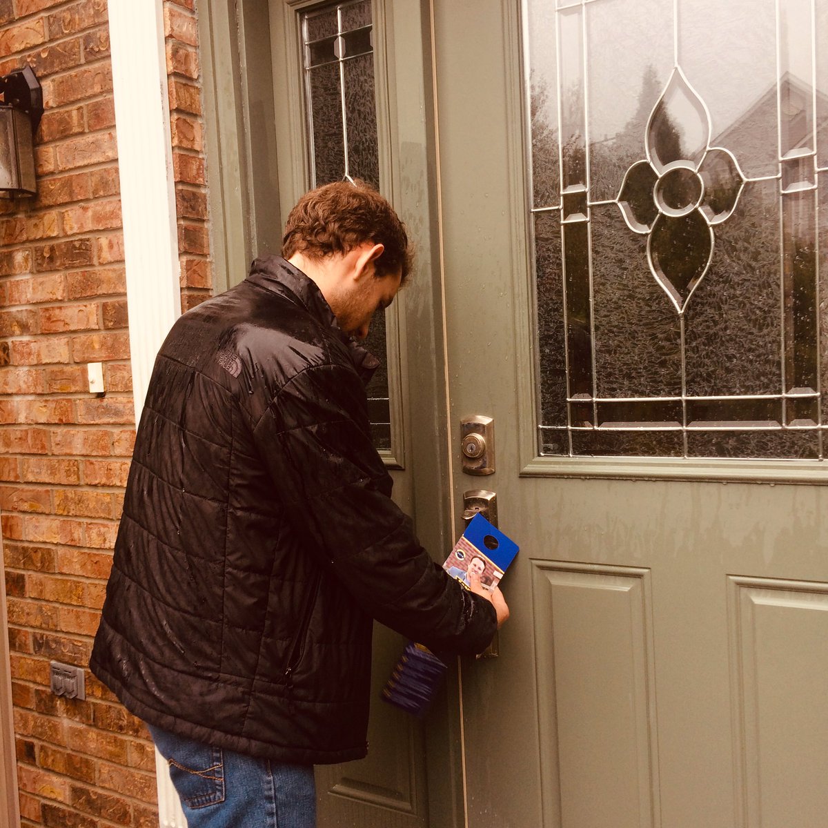 TargetedTurnout's tweet photo. Our canvassers are out in Westmoreland County battling through the rain to get our candidates elected. 
#targetedturnout #canvasser #ttcanvasser #westmoreland #westmorelandcounty #paelection #vote #canvassing #doorknocking #success #win #election https://t.co/bT9Bicc2yj