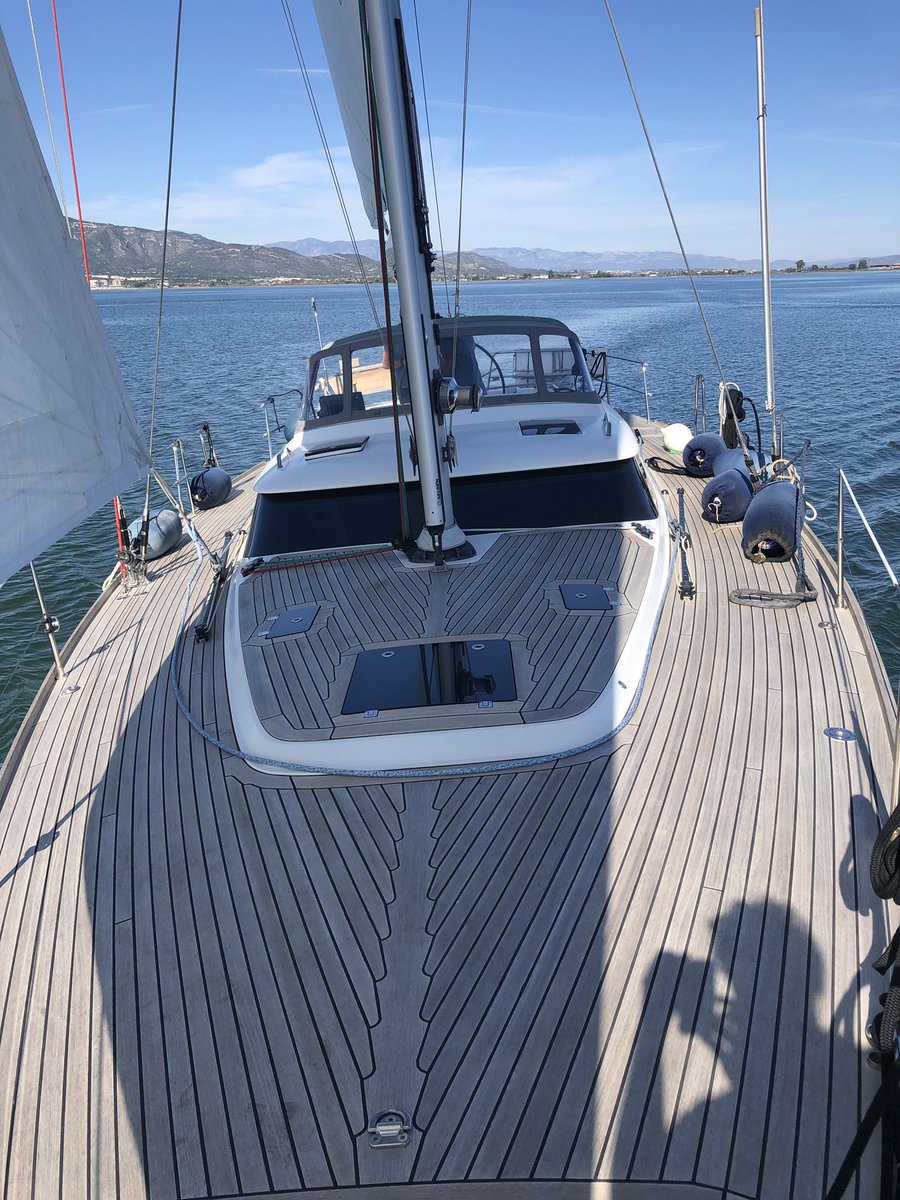 Keuringen van 3 mooie Contest zeiljachten achter elkaar: een Contest 50CS  en een Contest 48 in Medemblik en vandaag een Contest 50CS in Sant Carles Spanje