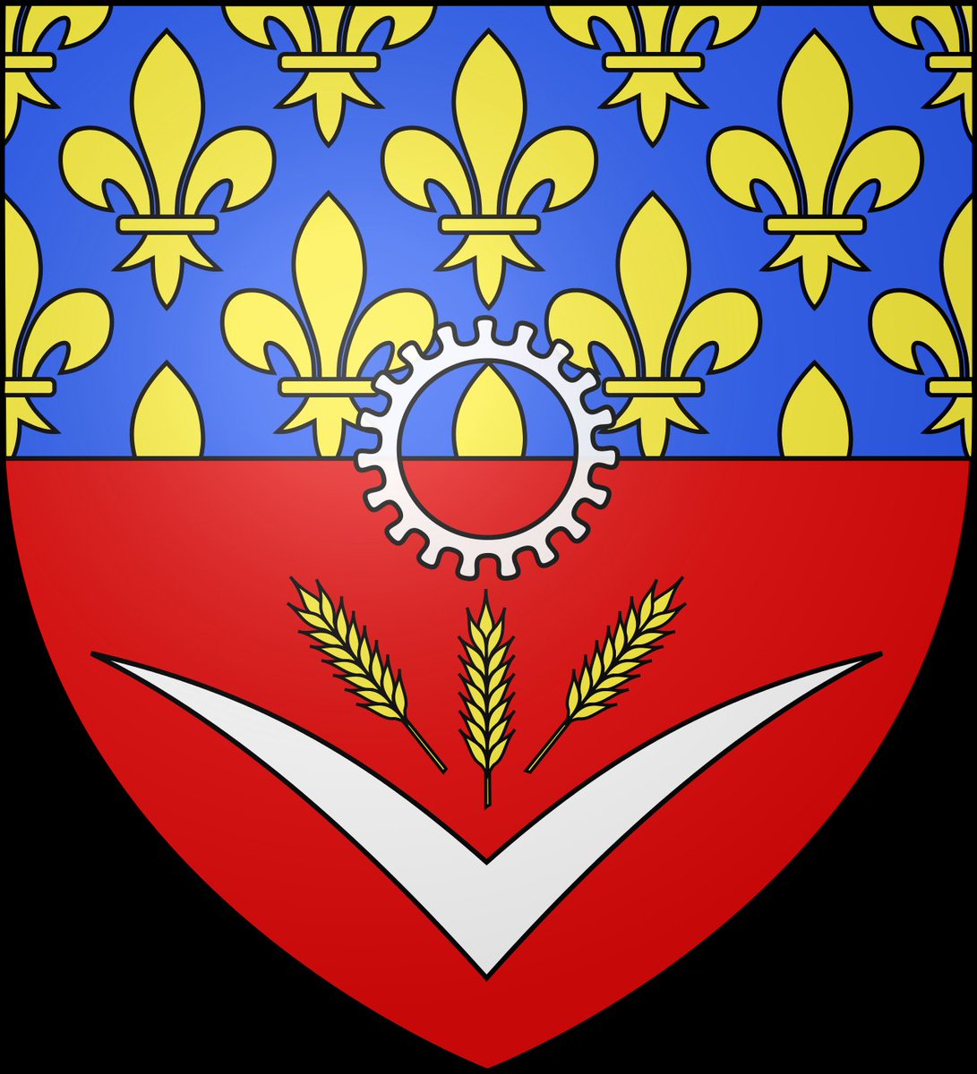 Ce drapeau  est tiré du blason de la commune de Pointe-à-Pitre qui suit lui même un schéma classique de blason de ville francaise, les autres c'est le blason de Lyon, St Denis et Bordeaux pour vous montrer le schéma Bande royale FR et rouge pour le bleu blanc rouge