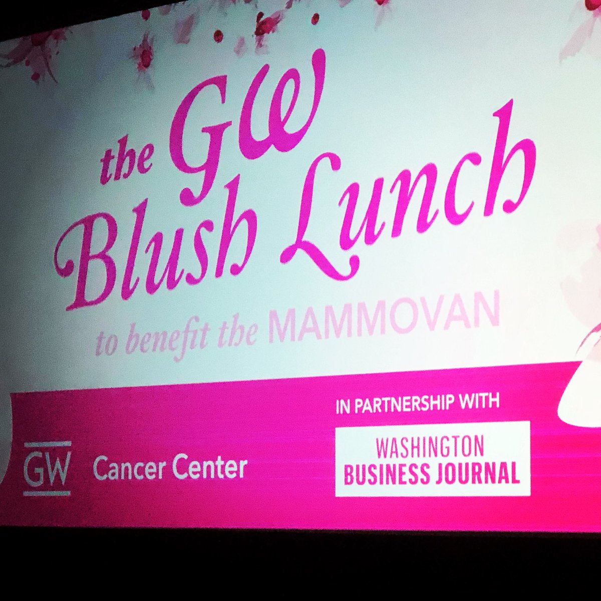 FeroxStrategies's tweet photo. Amazing to be in a room of #survivors at the #gwblushlunch !  @FeroxStrategies is proud to support the #mammovan !  #BreastCancerAwarenessMonth #BreastCancerAwareness @GWCancer @WBJonline https://t.co/XmRPTiZ8s2