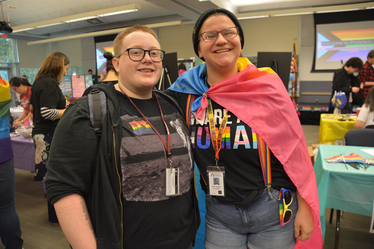 RamapoCollegeNJ's tweet photo. Celebrating #RCNJpride today! All are welcome to attend Pridefest in Trustees Pavilion, happening now until 3pm. ❤️💛💙💚💜 https://t.co/pdqiuBqDiR