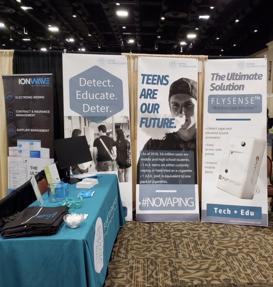 SoterTech's tweet photo. Opening Day of the 2019 PASA-PSBA School Leadership Conference! #ENDVAPE https://t.co/2U82MXkSaU