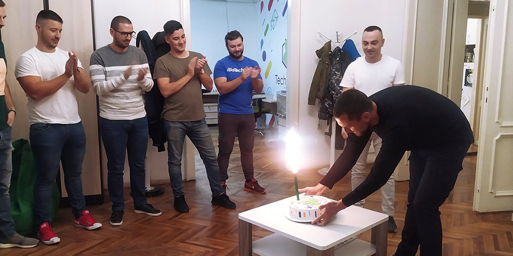 TeamTechBear's tweet photo. It's been a celebration after celebration in our @TeamTechBear office. Our SEO and Digital Marketing specialist, Marko has been with us for 2 years! Thank you for all your hard work and dedication, we really appreciate you. ๐๐พ
#teamtechbear #workaversary https://t.co/9L8RJuc0zJ