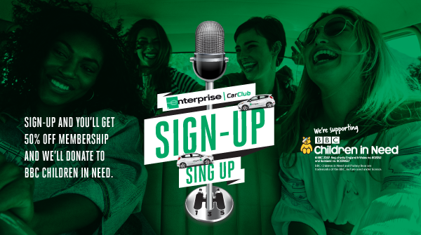 Enterprise Car Club (@enterprisecarc) on Twitter photo Sign up to Enterprise Car Club for 50% off membership and we’ll donate up to £10 <a href="/BBCCiN/">BBC Children in Need</a>.
Find out more here: //bit.ly/35hlvDw Sign up to Enterprise Car Club for 50% off membership and we’ll donate up to £10 <a href="/BBCCiN/">BBC Children in Need</a>.
Find out more here: //bit.ly/35hlvDw