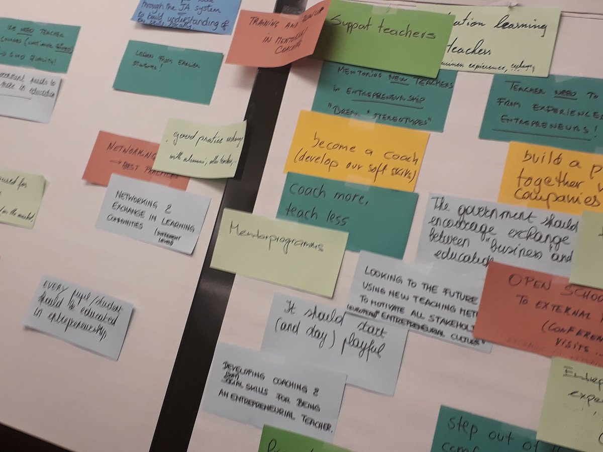 CJenner_JA's tweet photo. Europe's most entrepreneurial educators #EntrepreneurialSchool gathered at #EUVocationalSkills week. The power of community.  @NestleEU. https://t.co/UAWRZNeoGi