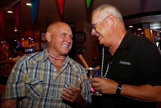 ChuckMuth's tweet photo. Today is the 1-year anniversary of the passing of my friend, NV Assemblyman Dennis "Trump of Pahrump" Hof. The happiest warrior candidate I ever had the pleasure to work with. He single-handedly changed his entire industry &amp; re-wrote the rules on how to run a winning a campaign. https://t.co/WUH1fbZNGv