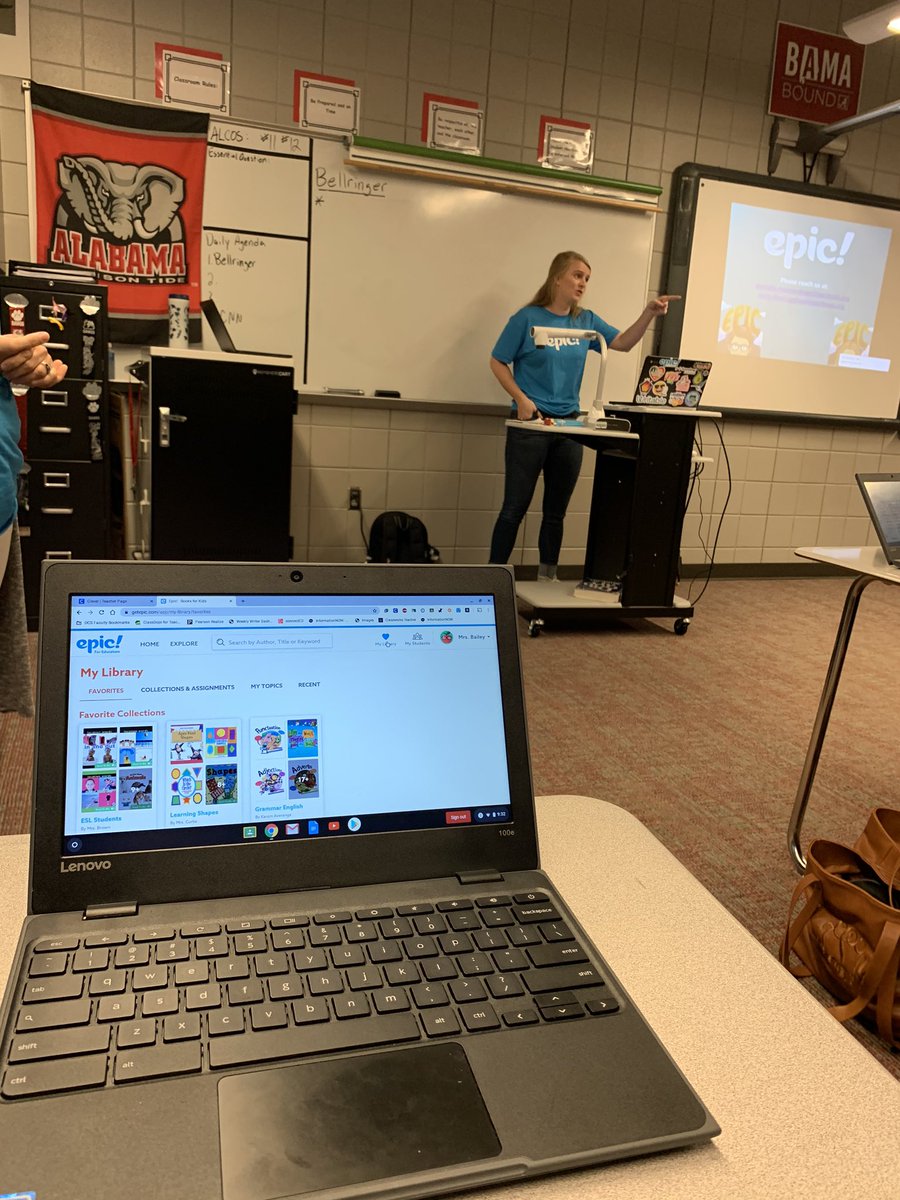 MBaileyCPS's tweet image. Epic! will be epic in our classroom! 📚📖💻#ocstechexpo