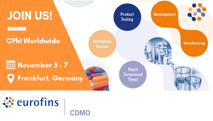 CPhI is less than a month away and we’re getting ready to see you there! Meet us at booth #120F60! Our BD team and Scientific/Technical team will be pleased to discuss about your API/DS/DP development needs. Schedule a meeting now: bit.ly/2O3a89G