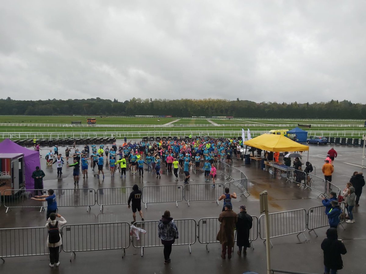 LivingPaintings's tweet photo. There may have been grey skies, there may have been rain, but nothing would stop our intrepid runners taking on the #GreenhamTrust #StepUp4Good 10K run. Same time next year guys? https://t.co/oby5XecNIH