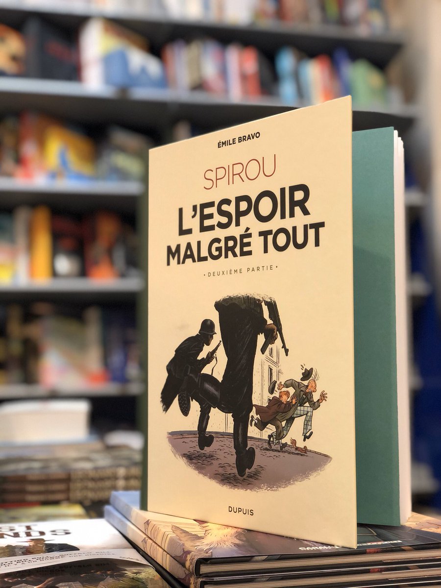 AlbumBd's tweet photo. On a adoré le Tome 1, voici la deuxième partie de #Spirou - L’espoir Malgré Tout, de #EmileBravo aux @EditionsDupuis ! https://t.co/icm0vTVUji