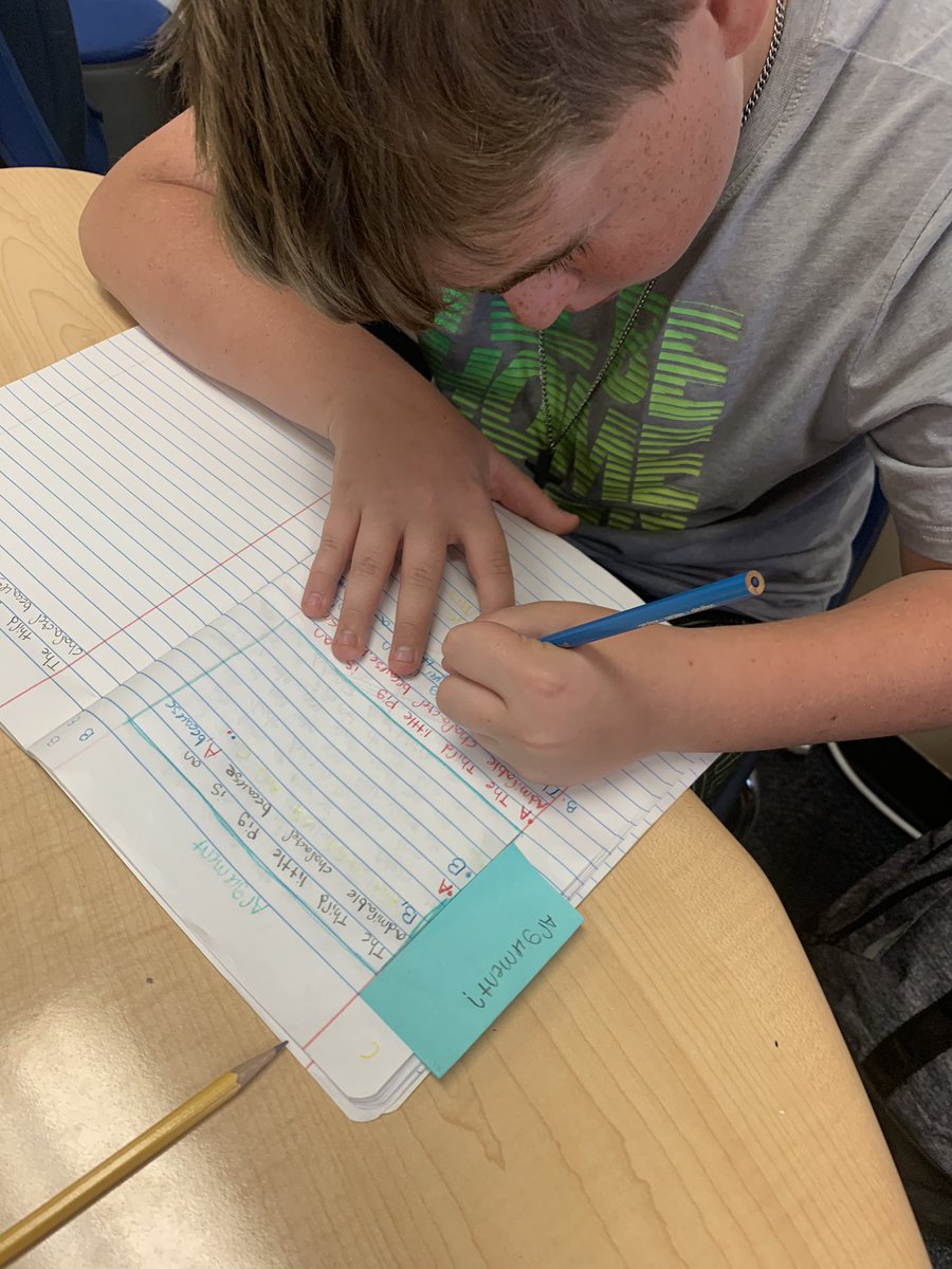 7thStapleton's tweet image. @TCRWP WUoS #flashdraft #arguement #boxesandbullets #ThreeLittlePigs The third little pig is the most admirable character because A, because B, and most of all C. Excited to #debate! @tenilleshade @DISD_DIS #DISjourney