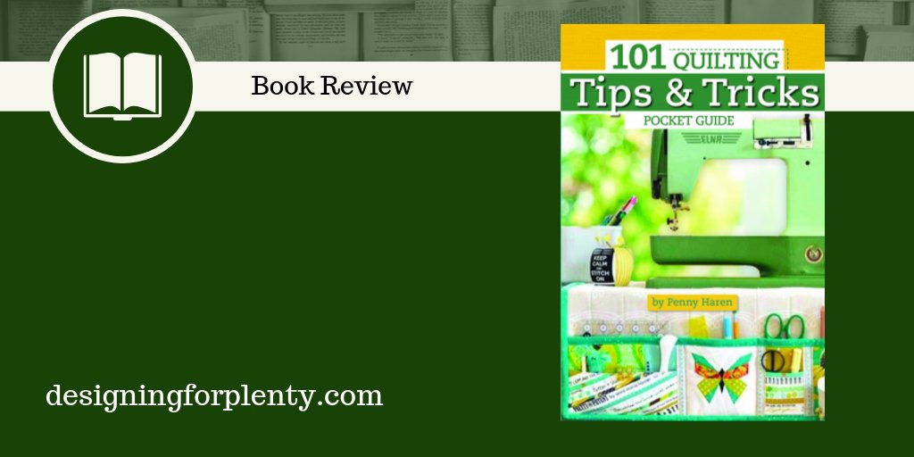 designplenty's tweet photo. https://t.co/qQsMbVMNiC No matter how long you have been quilting, you'll find some new hints in this pocket book! #designingforplenty #bookreview #quilting https://t.co/ChSezka5Yd
