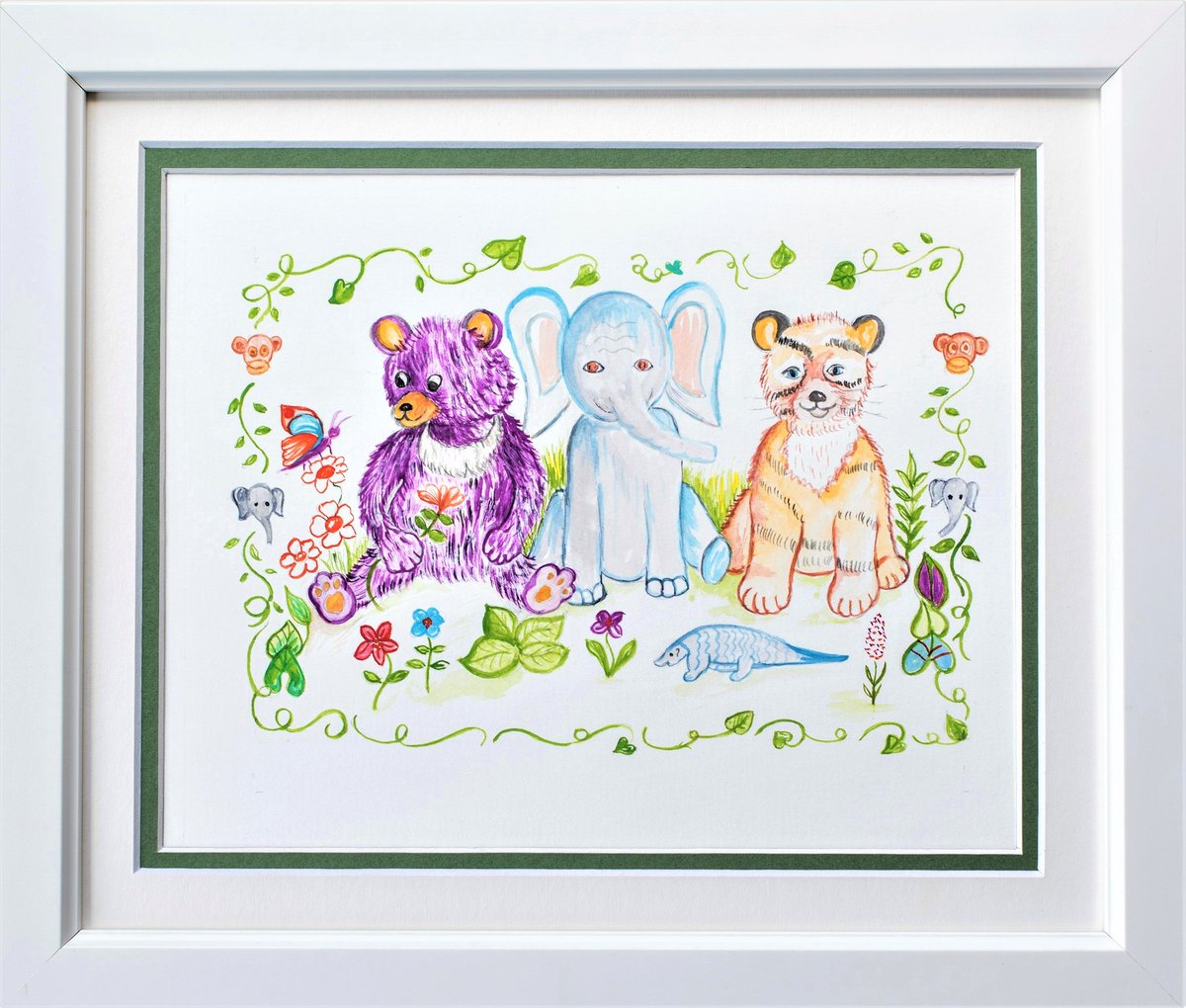 Ever wondered what inspires me?  This month, I share my love of animals and the story behind my popular 'Rainforest Collection' of customisable pictures for children: paintingsbyannmarie.co.uk/blogs/news