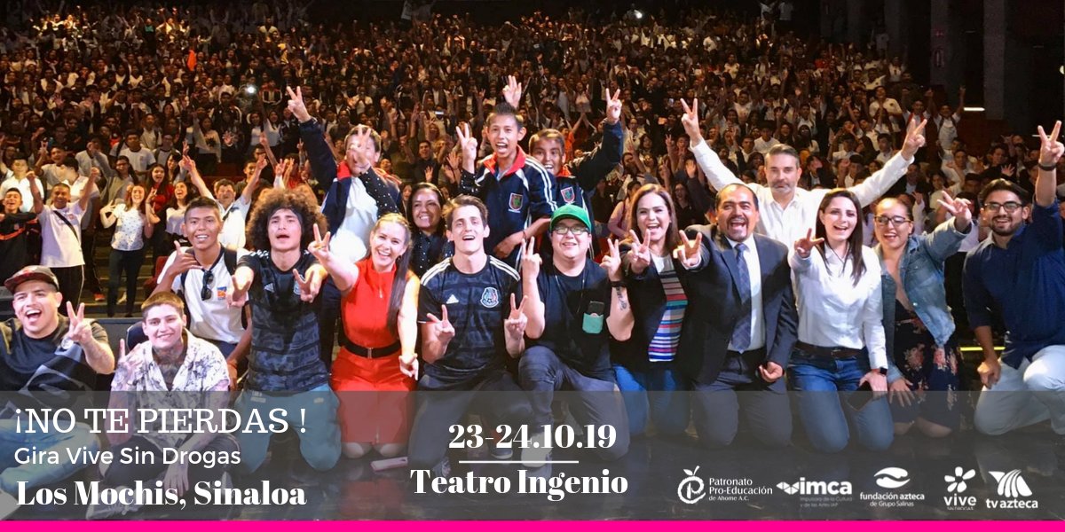 Vive_Oficial's tweet image. El trabajo en conjunto logra grandes objetivos, por eso #ViveSinDrogas llevará un mensaje de prevención de adicciones a los jóvenes de Los Mochis en compañía de @pproeducacion.
¡Gracias Ingeniería &amp;amp; Construcción de Obra Eléctrica y #BiomedicalSolutions por el apoyo!