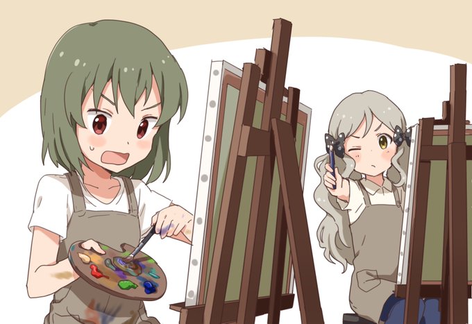 「blush easel」 illustration images(Latest)