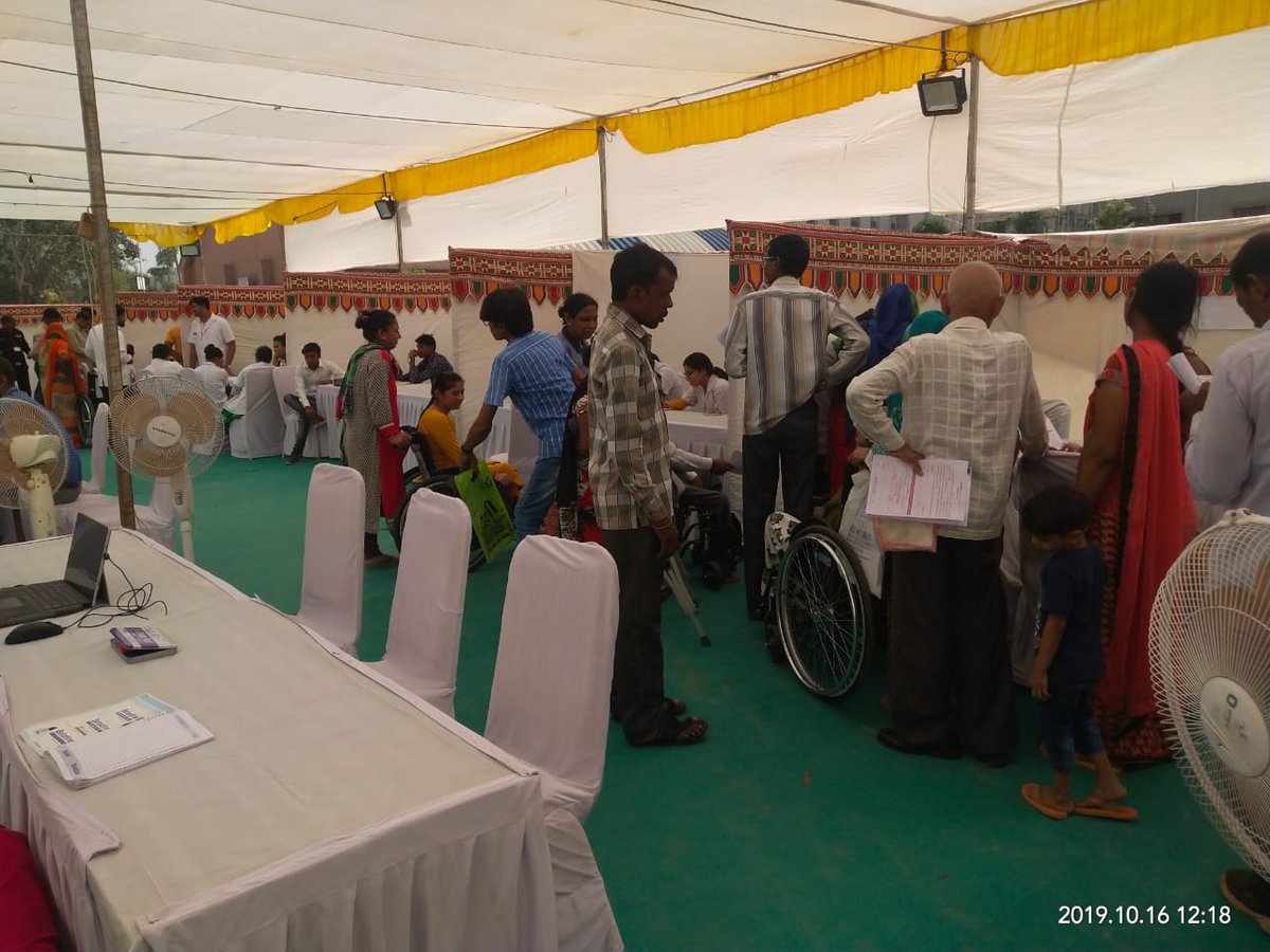 દિવ્યાંગ સાધન સહાય તપાસણી કેમ્પ : અસારવા સિવિલ હોસ્પિટલ ખાતે તા.૧૬ થી ૨૨ ઓક્ટોબર,૨૦૧૯ સુધી યોજાનાર છે,જેનો લાભ લેવા સર્વે ને જાણ કરવા વિનંતી છે.<a href="/CollectorAhd/">Ahmedabad Collector</a> <a href="/pkumarias/">Pankaj Kumar</a> <a href="/CMOGuj/">CMO Gujarat</a> <a href="/AmdavadAMC/">Amdavad Municipal Corporation</a> <a href="/mahitiahmedabad/">info.ahmedabad</a> <a href="/aapnuamdavad/">Aapnu Amdavad</a> <a href="/Amc_Gujarat/">AMC_HEALTH</a> @GujHFWDept