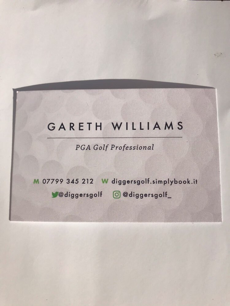 DiggersGolf's tweet image. Thanks to @d2pltd for making my new business cards. They look great #businesscards