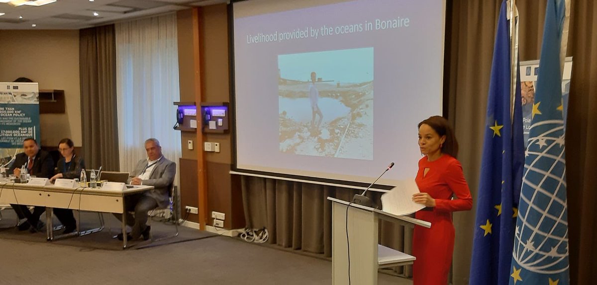 “I believe that every euro spend in education is worth it” <a href="/samiraraf/">Samira Rafaela</a> talking about the importance of #oceans during the <a href="/OCTassociation/">Overseas Countries & Territories Association</a> Ocean Conference in a panel with amongst others <a href="/ERijna/">Edison Rijna</a>. #impact4islands #SDG14 #sustainability #innovation #resiliency