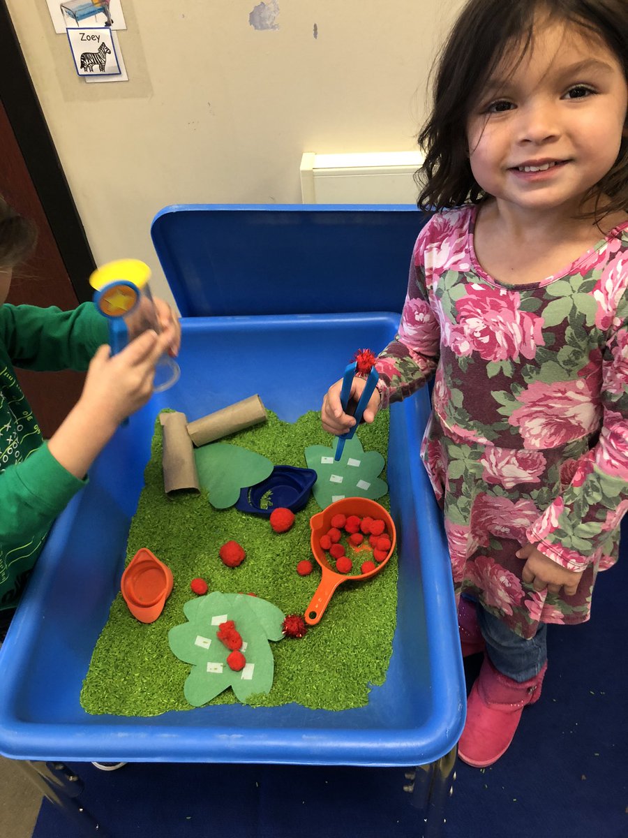 JRESRamey's tweet photo. Working on our fine motor skills in the sensory table! #treeunit https://t.co/bYJ0h12d6H