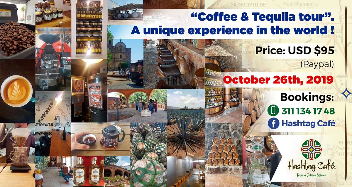 hashtagcafemx's tweet photo. Are you planning to visit #Guadalajara #Jalisco next week? We are running a #Coffee &amp; #Tequila #Tour, this is a unique experience in the world. For more info visit: https://t.co/BHeQqdpy0D #CoffeeLover #TequilaLover #VisitMexico #DiscoverJalisco https://t.co/Cdm8PEiXec