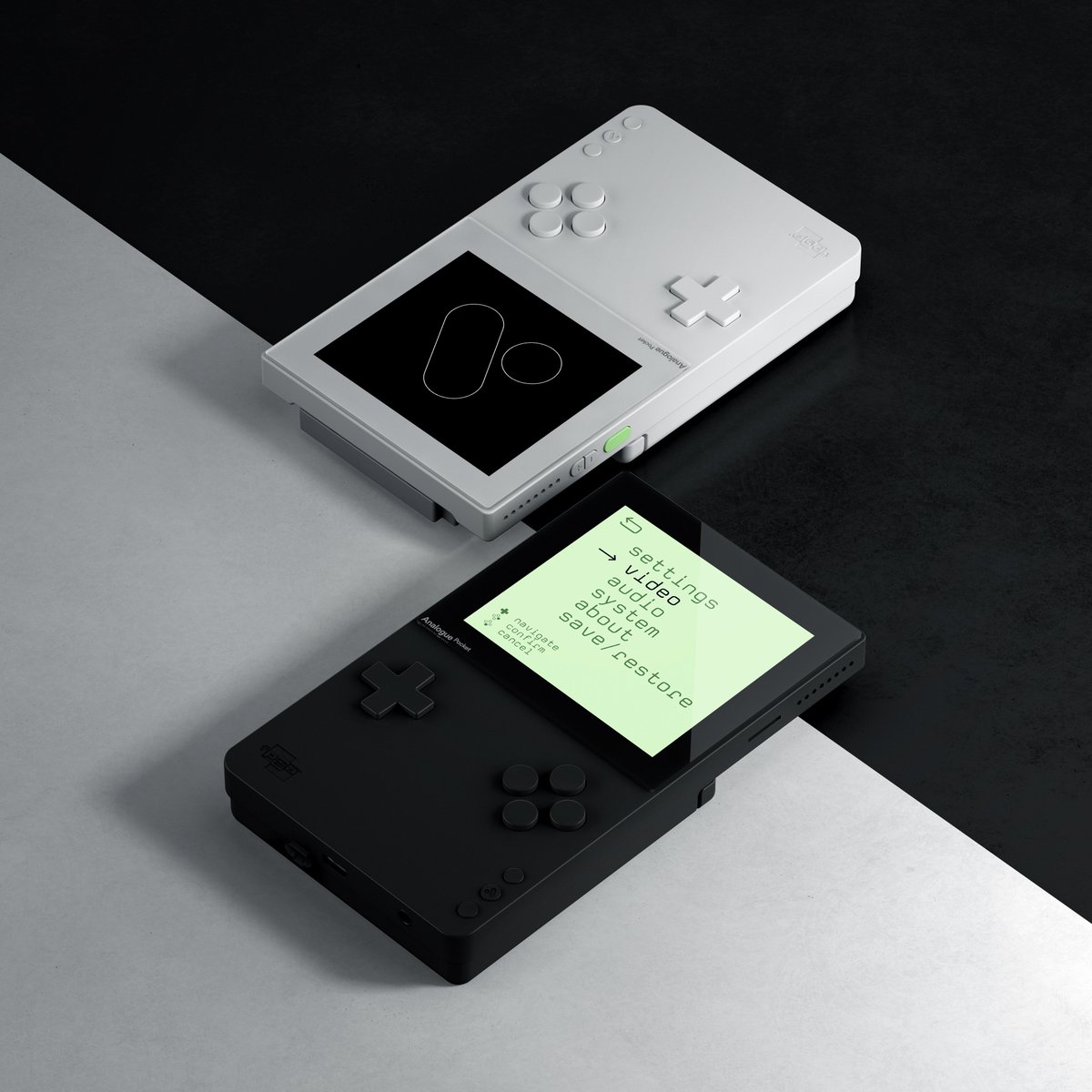 Introducing Analogue Pocket. 

A multi-video-game-system portable handheld. A digital audio workstation with a built-in synthesizer and sequencer. 

A tribute to portable gaming. 

analogue.co/pocket