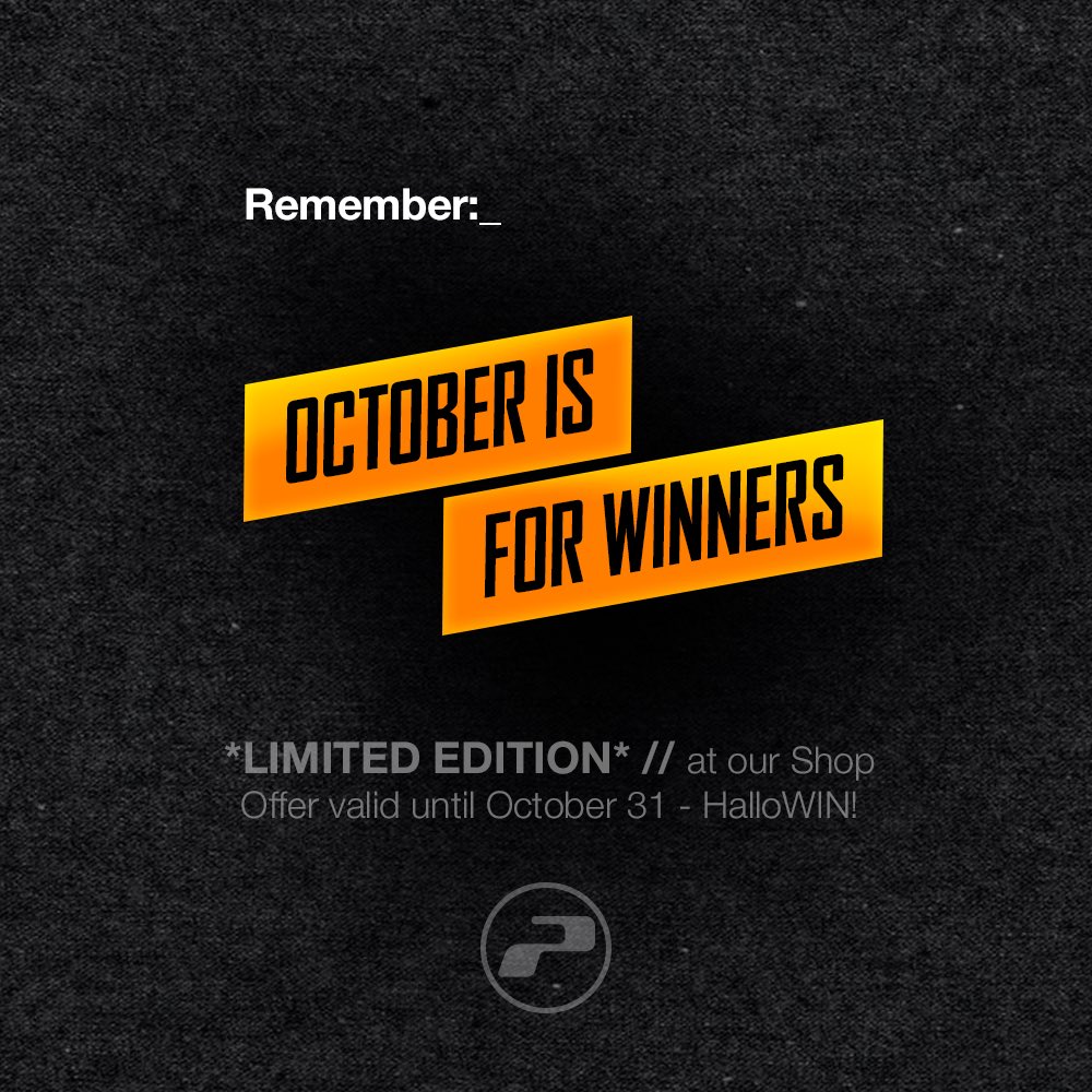 Only 15 DAYS for Halloween! Get your HalloWIN t-shirt 🎃⚡️LIMITED EDITION ⚡️🎃
ORDER YOURS NOW! Available at our online store - Link in bio.
#projektgroup #october #halloween #winners #limitededition #goafterit