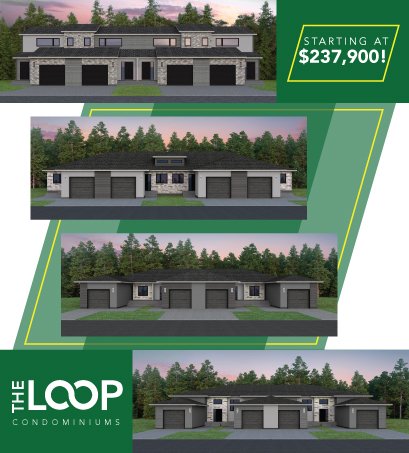 JandGHomesLtd's tweet photo. The Loop Condos consist of modern bi-levels, slabs and two-storey townhouses--with 2- and 3- bedroom models, there is something for everyone and room to grow!
#bdnmb #newdevelopment #Bellafield #theloop #condos #realestate https://t.co/dlSyAFUKRX