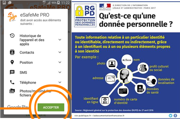 CgtTelecomParis's tweet photo. #Orange #UIRD #CGT #CHSCT #InspectionDuTravail
Les élu.e.s CGT du CHSCT UIRD saisissent l'Inspection du travail sur l'installation de #eSAFEMePRo de #NeoSafe sur leur smartphone en violation flagrante de la #RGPD https://t.co/3fAYKwCkYh