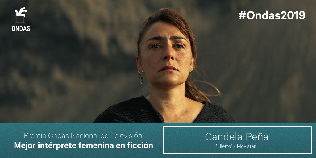 Premios_Ondas's tweet photo. 📺 Premio #Ondas2019 Nacional de Televisión
🔹 Mejor intérprete femenina en ficción:
@candela_penya por “Hierro”, de @MovistarPlus https://t.co/KIFq57UQoO