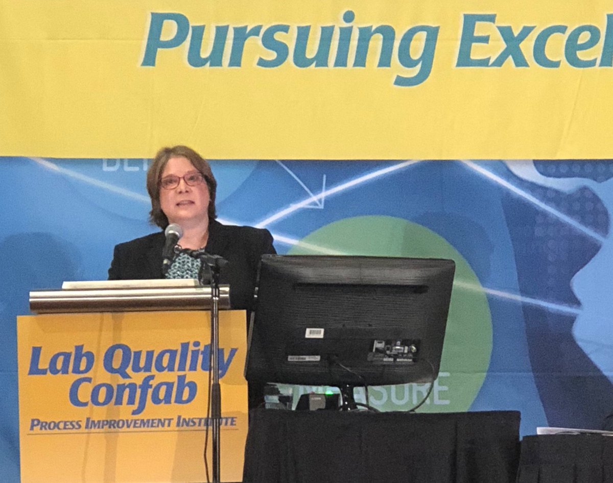 Cola_Inc's tweet photo. COLA Inc. is honored to have our COO, Kathy Nucifora, to be part of the panel with CAP and TJC entitled: Laboratory Certification and Accreditation: New Developments, Most Common Deficiencies, and Making Your Lab “Assessment Ready” at this year's #LabQualityConfab. https://t.co/u8tr1yHply