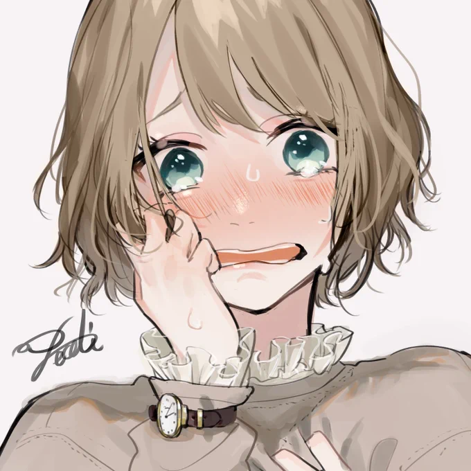 「 髪切ったね、かわいい 」 