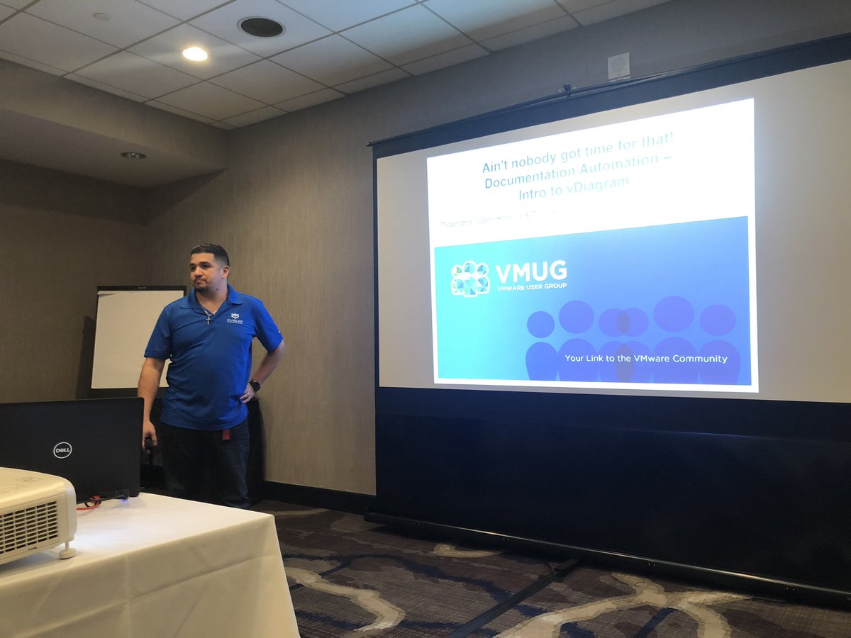 RichardKenyan's tweet image. I’m so thrilled that @vDiagram_Tony has a full session. Lots of questions and interaction from the audience, which is great to see. This is such a helpful #vCommunity tool.

@vDiagramProject is as indispensable as @rvtools at this point! Use both! #UPNYVMUG #upstateNYVMUG