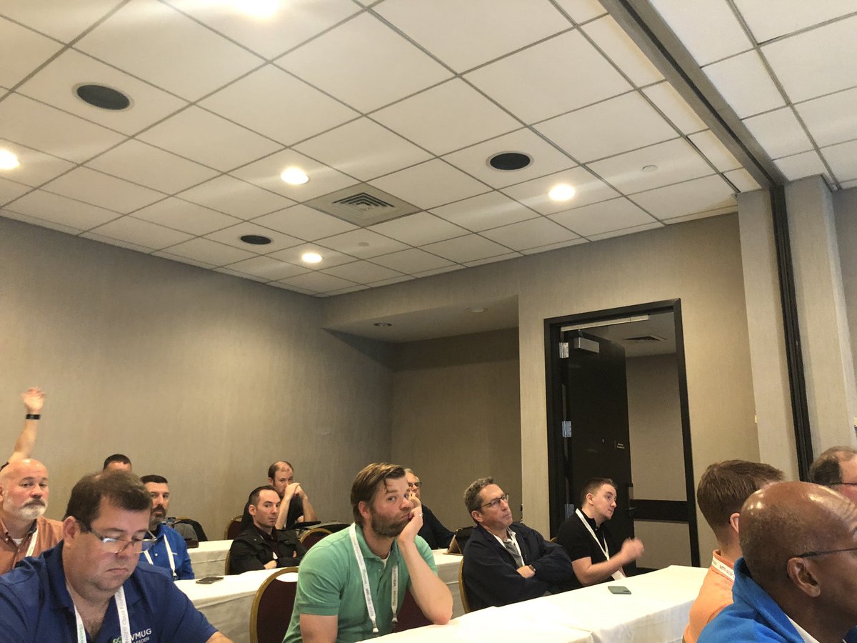 RichardKenyan's tweet image. I’m so thrilled that @vDiagram_Tony has a full session. Lots of questions and interaction from the audience, which is great to see. This is such a helpful #vCommunity tool.

@vDiagramProject is as indispensable as @rvtools at this point! Use both! #UPNYVMUG #upstateNYVMUG