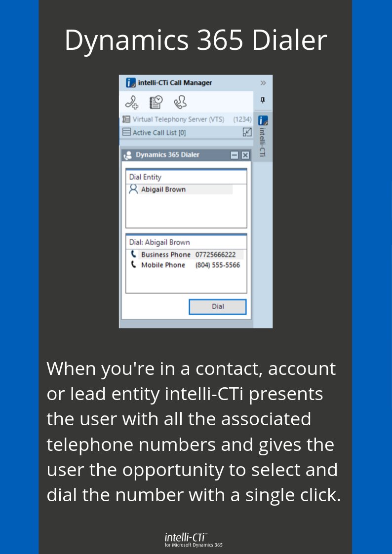 QGateSam's tweet photo. Did you know you can now outbound dial 4 different ways with intelli-CTi and the Dynamics 365 Unified Interface?

#intellicti #dynamics365 #msdyn365 #computertelephonyintegration #useradoption #cti #microsoft #userexperience @intelliCTi https://t.co/GiWNKAB8WK