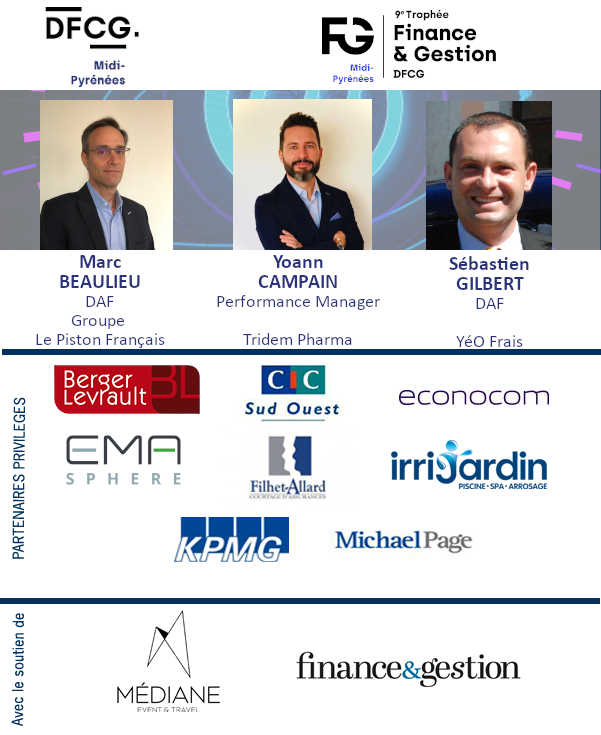 dfcg_mp's tweet photo. [Trophée Finance&amp;Gestion] - 9ème édition : le 18 novembre
👏Voici les 3 candidats de cette nouvelle session !
- Marc Beaulieu du Groupe Le Piston Français
- Yoann Campain de la société TRIDEM Pharma
- Sébastien Gilbert de la société YEO FRAIS

Inscription 
https://t.co/8sxv2yjlLg https://t.co/olMsk3u9lD