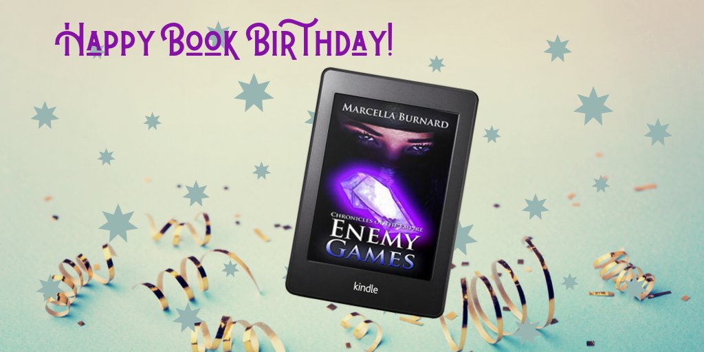 Kerry Schafer (@kerryschafer) on Twitter photo Happiest of book birthdays to Enemy Games, book 2 in <a href="/marcellaburnard/">Marcella Burnard</a>'s fab Sci Fi Romantic Thriller! amzn.to/2MiYaK4 Happiest of book birthdays to Enemy Games, book 2 in <a href="/marcellaburnard/">Marcella Burnard</a>'s fab Sci Fi Romantic Thriller! amzn.to/2MiYaK4